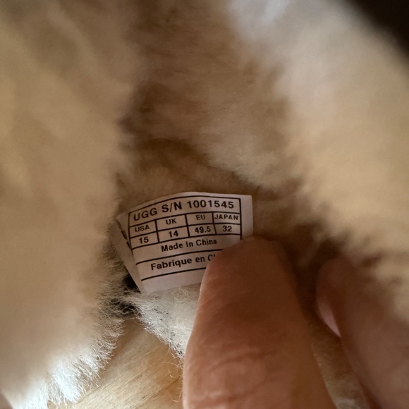 UGG BYRON BOMBER JACKET MOCCASIN SLIPPERS SN 1001545 LEATHER SHEEPSKIN MEN 15 - Picture 8 of 11